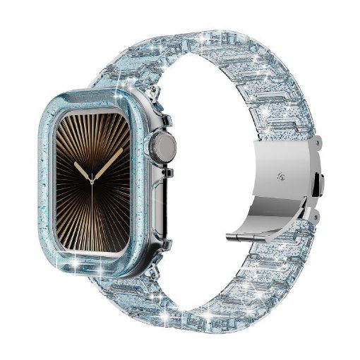 Apple Watch 49mm Chameleon PC Case & Epoxy Resin Band (Color Changing) - 1