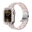 Apple Watch Series 10 42mm Chameleon Case & Resin Band (Pink) - 1