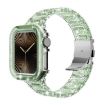 Apple Watch 40mm/41mm Chameleon PC Case Epoxy Resin Band Green - 1