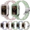 Apple Watch 40mm/41mm Chameleon PC Case Epoxy Resin Band Green - 4
