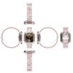 Chameleon PC Case Epoxy Resin Band for Apple Watch 44mm/45mm Pink - 6