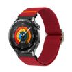 Universal 22mm Wine Red Nylon Watch Band - Mechanical Drip Elastic Strap - 1