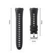 Huawei Watch 5 46mm Black Corrugated Silicone Band - 5