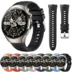 Huawei Watch 5 46mm Starlight Corrugated Silicone Band - 2