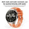 Huawei Watch 5 46mm Blue Corrugated Silicone Band - 3