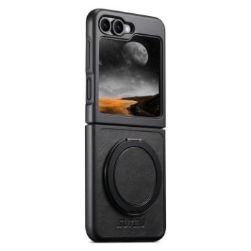 Samsung Galaxy Z Flip6 Suteni G3 MagSafe 360 Rotation Black Case - 1