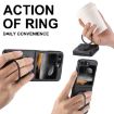 Samsung Galaxy Z Flip6 Suteni G3 MagSafe 360 Rotation Black Case - 4
