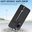 Huawei nova 14 Pro Green Carbon Fiber Flip Zipper Phone Case - 9
