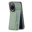 Huawei nova 14 Ultra Green Carbon Fiber Vertical Flip Zipper Case - 3