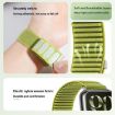 Xiaomi Smart Band 9/8 Pro Plum Nylon Hook & Loop Watch Band - 3