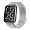 Xiaomi Smart Band 9/8 Pro Gray Woven Nylon Hook Loop Watch Band - 1