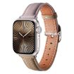 Genuine Leather Watch Band for Apple Watch 46/49/45/44mm - Misty Purple Khaki - 1