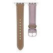 Genuine Leather Watch Band for Apple Watch 42/41/40/38mm - Misty Purple Khaki - 2