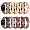 Genuine Leather Watch Band for Apple Watch 42/41/40/38mm - Brownish - 5