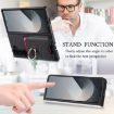 Samsung Galaxy Z Fold6 5G Twill Fabric Card Bag Ring Case (Black) - 7