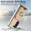 Samsung Galaxy Z Fold6 5G Twill Fabric Card Bag Ring Case Khaki - 4