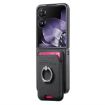 Xiaomi Mix Flip Black Twill Fabric Card Bag Ring Magnetic Phone Case - 2