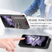 Xiaomi Mix Flip Gray Twill Fabric Card Bag Ring Magnetic Phone Case - 7