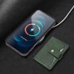 iPhone 17 Pro Max Green Leather Case with MagSafe Ring & Card Bag - 9