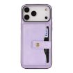 iPhone 17 Pro Kalebol Magnetic Card Bag MagSafe Leather Case Purple - 2