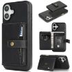 iPhone 17 Kalebol Magnetic Card Bag MagSafe Leather Case (Black) - 1