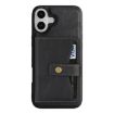 iPhone 17 Kalebol Magnetic Card Bag MagSafe Leather Case (Black) - 2