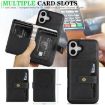 iPhone 17 Kalebol Magnetic Card Bag MagSafe Leather Case (Black) - 4