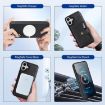 iPhone 17 Kalebol Magnetic Card Bag MagSafe Leather Case (Black) - 7