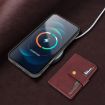 iPhone 17 Kalebol Red Leather MagSafe Case with Card Bag & Ring - 9