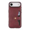 iPhone 17 Air Kalebol Magnetic Card Bag MagSafe Leather Case Red - 2