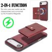 iPhone 17 Air Kalebol Magnetic Card Bag MagSafe Leather Case Red - 3