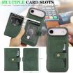 iPhone 17 Air Kalebol Magnetic Card Bag MagSafe Leather Case Green - 4