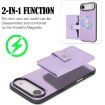 iPhone 17 Air Kalebol Magnetic Card Bag MagSafe Leather Case Purple - 3