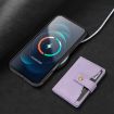 iPhone 17 Air Kalebol Magnetic Card Bag MagSafe Leather Case Purple - 9