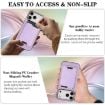 iPhone 17 Pro Max Purple Leather MagSafe Card Case by Kalebol - 7