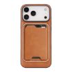 iPhone 17 Pro Kalebol Slim MagSafe Leather Card Case (Brown) - 2