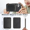 iPhone 17 Kalebol Slim MagSafe Leather Card Case (Black) - 3