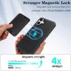 iPhone 17 Kalebol Slim MagSafe Leather Card Case (Black) - 4