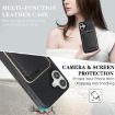 iPhone 17 Kalebol Slim MagSafe Leather Card Case (Black) - 6