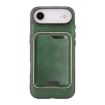 iPhone 17 Air Kalebol Slim MagSafe Leather Case with Card Bag - Green - 2