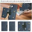 iPhone 17 Kalebol MagSafe Leather Card Case - Blue - 4