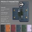 iPhone 17 Kalebol MagSafe Leather Card Case - Blue - 8