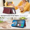 iPhone 17 Air Kalebol MagSafe Leather Card Bag Case - Red - 5