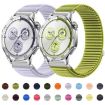 Spruce Green 18mm Woven Nylon Hook & Loop Fastener Watch Band - 2