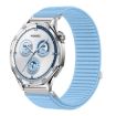 Island Blue 20mm Woven Nylon Hook & Loop Fastener Watch Band - 1