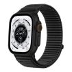 Apple Watch Band 46/49/45/44mm Black Woven Nylon Wild Mountain Texture - 1