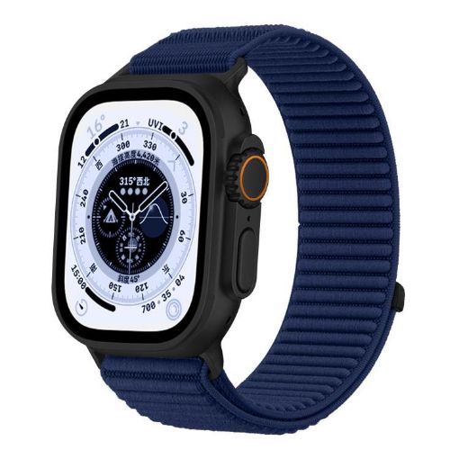 Apple Watch Band 46/49/45/44mm Wild Mountain Woven Nylon Azure - 1