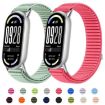 Xiaomi Smart Band 10/9/8 Nylon Hook Loop Watch Band - Wilderness Green - 2