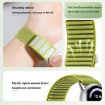 Xiaomi Smart Band 10/9/8 Gray Woven Nylon Hook Loop Watch Band - 3