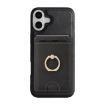 iPhone 17 Kalebol MagSafe Leather Card Holder Case (Black) - 2